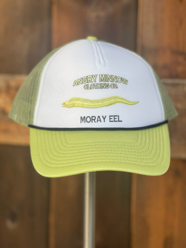 Angry Minnow Saltwater Fishing Foam Hat- MORAY EEL